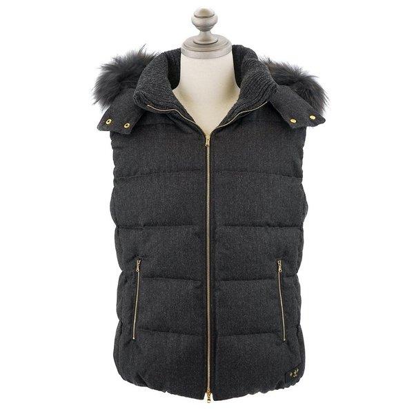 Tatras タトラス ダウンベスト 19年 年秋冬新作 ジャケット ダウンベスト ウール Ltaa4572 Lusera レディース ルセラ ファー ウール C Gray チャコールグレー 1 5 Cltaa4572cgrey インポートショップteresa