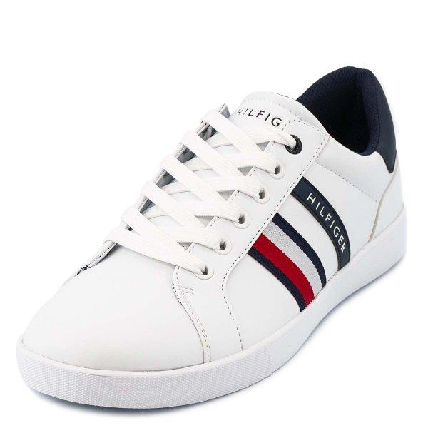 Tommy Hilfiger トミー ヒルフィガー スニーカー Tmthyme メンズ ローカット トリコロールカラー 靴 シューズ ホワイト Ftmthyme インポートショップteresa 通販 Yahoo ショッピング
