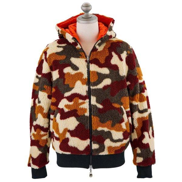 Hydrogen ハイドロゲン ジップアップパーカー メンズ リバーシブル カモフラージュ柄 迷彩柄 369 Camo Orange カモフラージュ柄 オレンジ Icaor インポートショップteresa 通販 Yahoo ショッピング