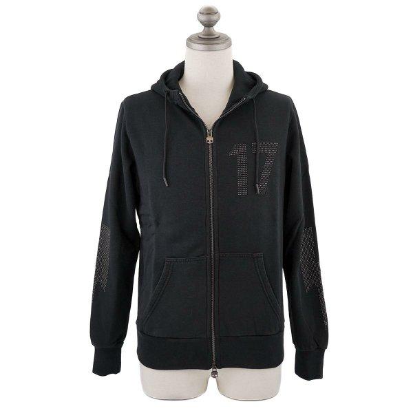 Hydrogen ハイドロゲン ジップアップパーカー メンズ スエット スウェット トレーナー 17 稲妻 スタッズ ブラック S Xxl Ihj18awblk インポートショップteresa 通販 Yahoo ショッピング