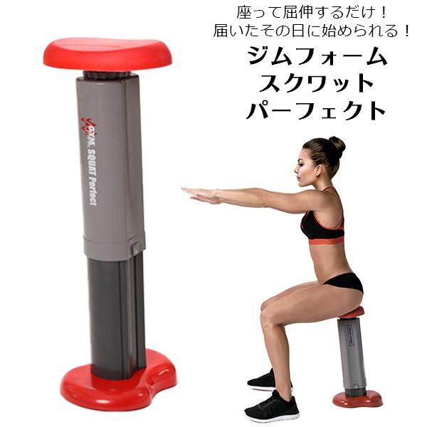 ジムフォーム スクワット ダイエット 器具 パーフェクト スクワットマシン 椅子 腹筋 トレーニング 筋トレ 下半身 ぽっこりお腹 お尻 太もも ヒップアップ Dm142 セレクトショップmomo 通販 Yahoo ショッピング