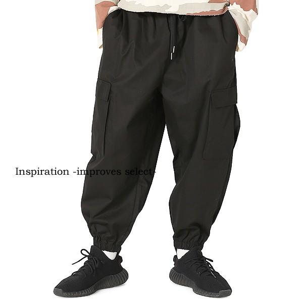ルーズパンツ カーゴパンツ ジョガーパンツ ワイド ボトムス 黒 ミリタリー メンズ 韓国ファッション 190 Improves インプローブス 通販 Yahoo ショッピング
