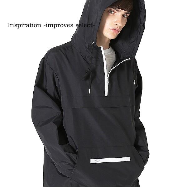 アノラックパーカー ハーフzip パーカー ブルゾン ビッグサイズ 黒 緑 スポーツ メンズ 韓国ファッション 210 Improves インプローブス 通販 Yahoo ショッピング