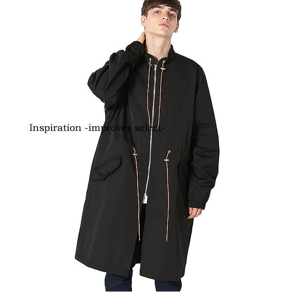 ロングコート カラーコード ロング丈 ビッグサイズ ミリタリー 黒 メンズファッション メンズ 韓国ファッション 263 Improves インプローブス 通販 Yahoo ショッピング