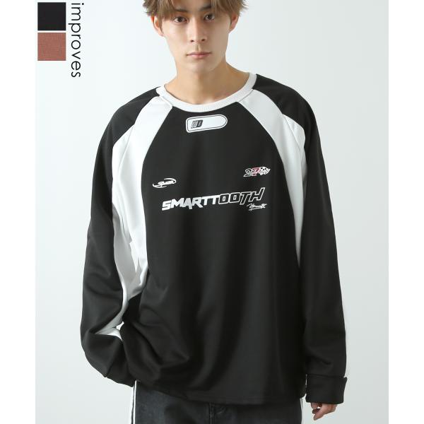 今日限定大幅 値下げ‼　muque 黒 ゲームシャツ　ロングT　シャツ Tシャツ ストア限定】ゲームシャツデザインビックロンT