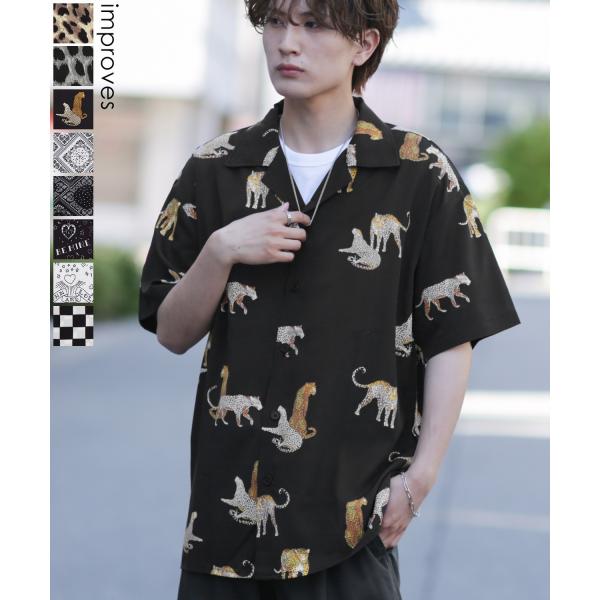 67mission レオパード襟シャツ Mサイズ 67mission レオパード襟シャツ Mサイズ - メルカリ