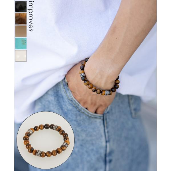 improves（インプローブス） ブレスレット メンズ ビーズ 数珠 大人