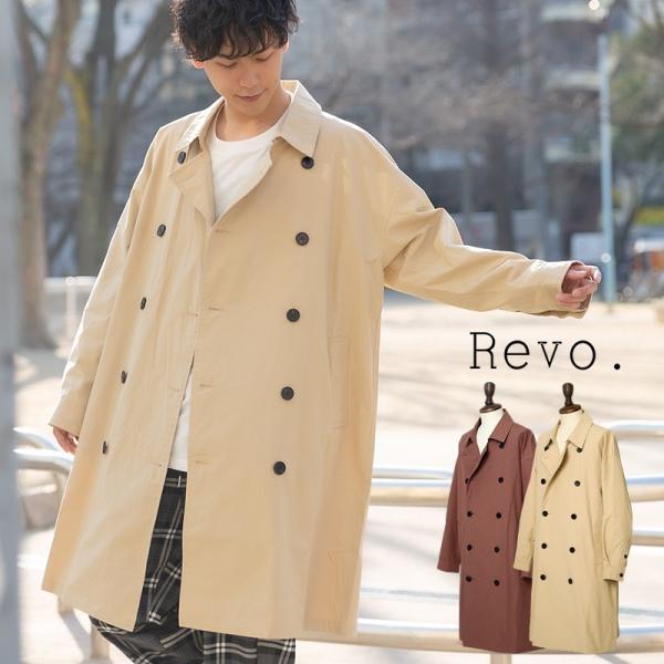 メンズロングコート ZIP FIVE -White Line- チェスターコート コート 「White Line