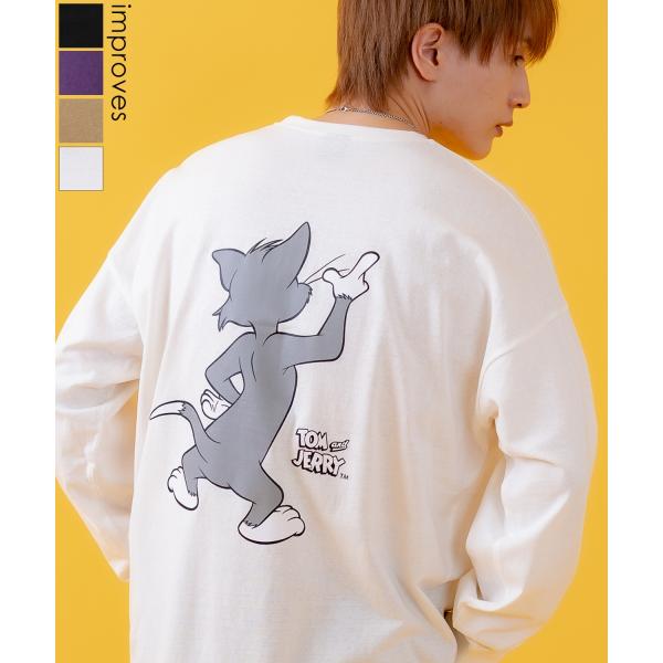 improves（インプローブス） 長袖Tシャツ メンズ TOM&JERRY トムと