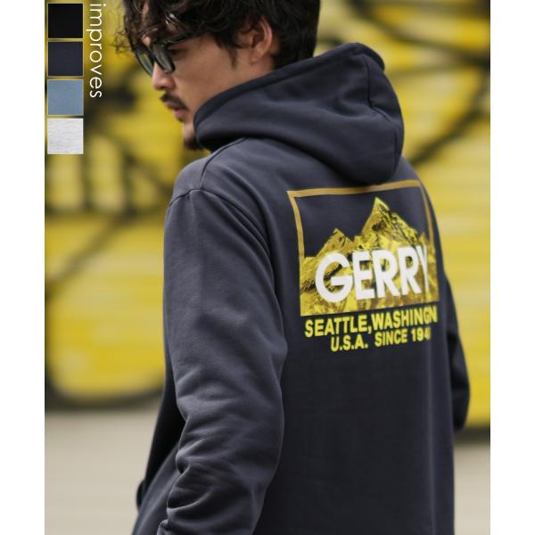 GERRY（ジェリー） パーカー メンズ 別注 ネオンカラー ボックスロゴ