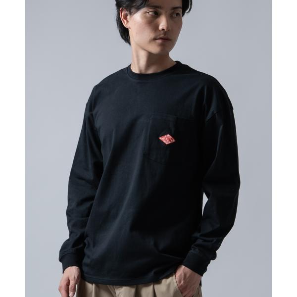 長袖Tシャツ メンズ GERRY ジェリー 別注 ダイヤロゴ ワンポイント 刺しゅう ロンT カットソー ポケT アウトドア ストリート アメカジ 古着MIX