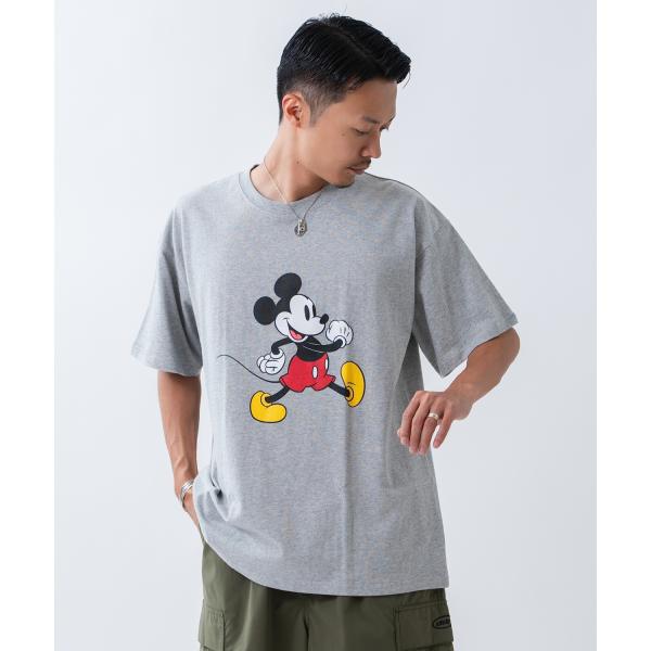 カットソー メンズ ミッキーマウス キャラT キャラクター 半袖 Tシャツ トップス 綿100％ カジュアル アメカジ ストリート スケーター 古着MIX
