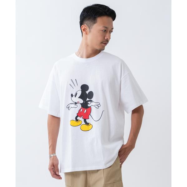 カットソー メンズ ミッキーマウス キャラT キャラクター 半袖 Tシャツ トップス 綿100％ カジュアル アメカジ ストリート スケーター 古着MIX
