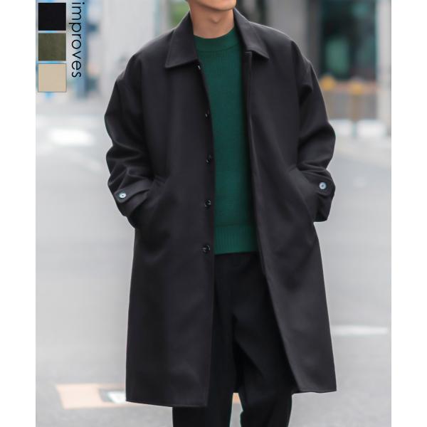 improves（インプローブス） オーバーコート メンズ メルトン ロング