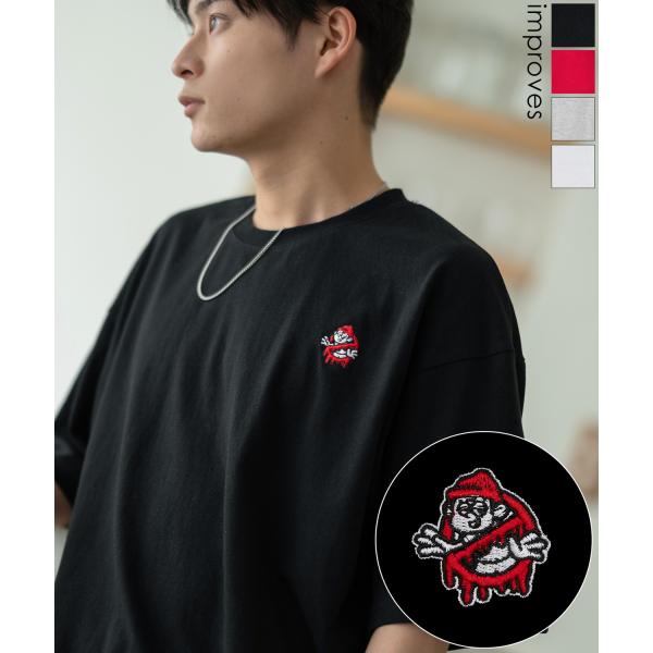 半袖Tシャツ メンズ SIDEWAY STANCE サイドウェイスタンス オリジナル ワンポイント 刺しゅう カットソー スケーター