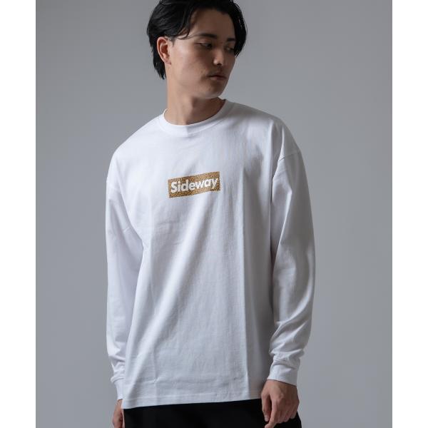 長袖Tシャツ メンズ SIDEWAY STANCE サイドウェイスタンス オリジナルプリント ボックスロゴ カットソー ロンT カジュアル スケーター ストリート 古着MIX 韓国