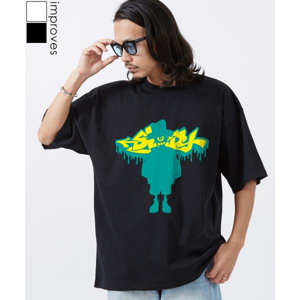 半袖Tシャツ メンズ SIDEWAY STANCE サイドウェイスタンス オリジナルプリント シャドーロゴ 半袖Tシャツ カットソー カジュアル アメカジ ストリート