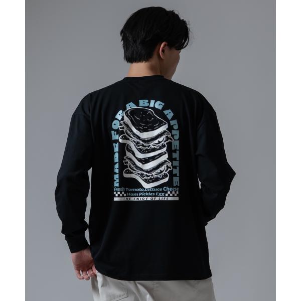 Tシャツ メンズ SIDEWAY STANCE サイドウェイスタンス 長袖 カットソー バックプリント アメカジ カジュアル スケーター ストリート 古着MIX 韓国ファッション