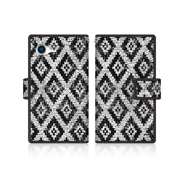 AQUOS Xx2 mini (503SH) �I���W�i���f�U�C�� �y �A���X�J ���_�� ���m�g�[�� �C���f�B�A�� Black &amp; White  �z