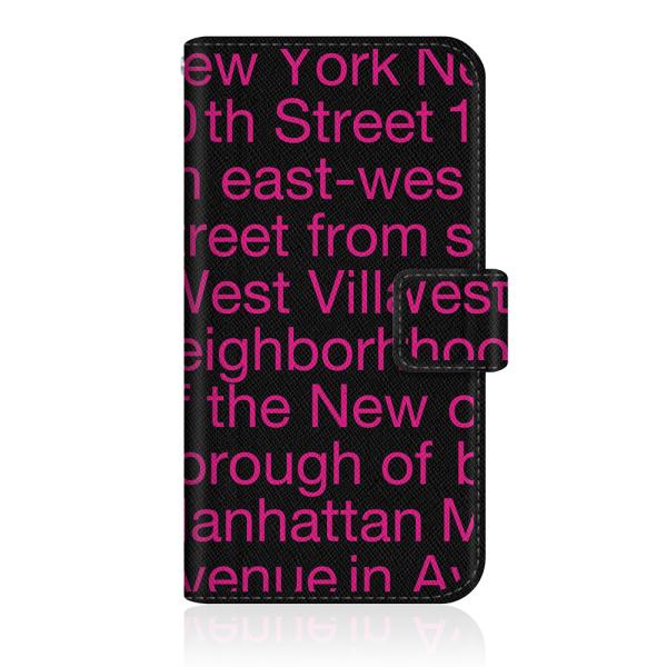 HUAWEI P40 lite 5G (CDY-NA9A) �I���W�i���f�U�C�� �y New York Typography - �s���N �X���� �_�C�A���[ �z