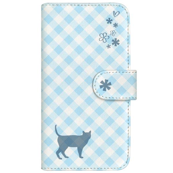 HUAWEI P40 lite 5G (CDY-NA9A) �I���W�i���f�U�C�� �y NYAGO �T�}�[ �t�����[ �_�C�A���[ �L���b�g �V���G�b�g �u���[ �`�F�b�N�N���X�� �Ȃ񂾂ɂ�H �z