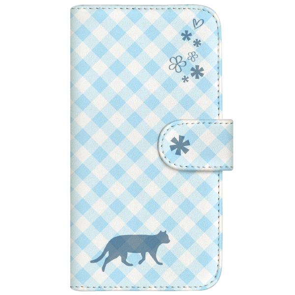 HUAWEI P40 lite 5G (CDY-NA9A) �I���W�i���f�U�C�� �y NYAGO �T�}�[ �t�����[ �_�C�A���[ �L���b�g �V���G�b�g �u���[ �`�F�b�N�N���X�� �Ă��Ă����U�� �z