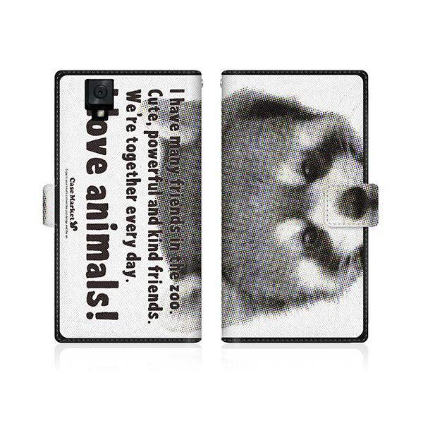 ARROWS NX (F-02H) IWifUC y CaseMarket Zoo I love Animals ! - bT[ p_  z