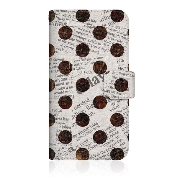 iPhone XS Max (iPhoneXSMax) �I���W�i���f�U�C�� �y Newspaper Dot �r���e�[�W �z���C�g �N���V�b�N �z