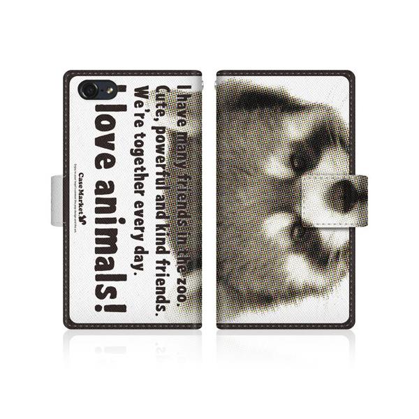 iPod touch ��6���� (iPod-touch6) �I���W�i���f�U�C�� �y CaseMarket Zoo I love Animals ! - ���b�T�[ �p���_ �z