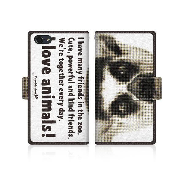 iPod touch ��6���� (iPod-touch6) �I���W�i���f�U�C�� �y CaseMarket Zoo I love Animals ! - ���I�L�c�l�U��  �z