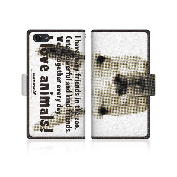 iPod touch ��6���� (iPod-touch6) �I���W�i���f�U�C�� �y CaseMarket Zoo I love Animals ! - ���}  �z