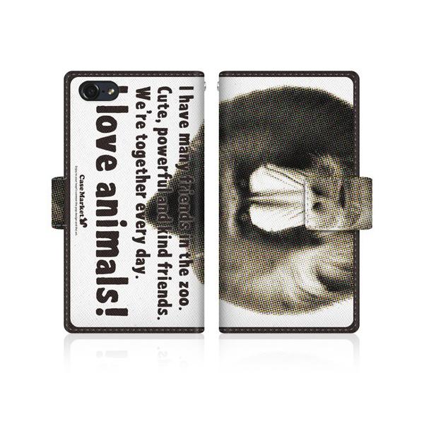 iPod touch ��6���� (iPod-touch6) �I���W�i���f�U�C�� �y CaseMarket Zoo I love Animals ! - �}���h����  �z
