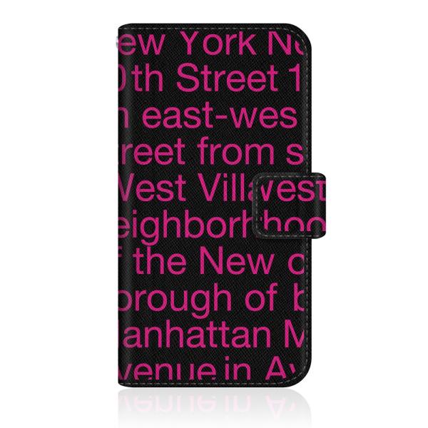 HUAWEI nova lite3 (POT-LX2J) �I���W�i���f�U�C�� �y New York Typography - �s���N �X���� �_�C�A���[ �z