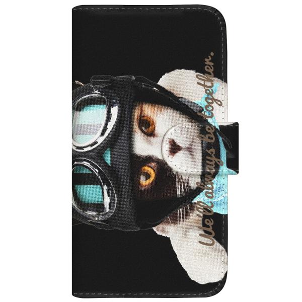 Galaxy S8 (SC-02J)  �y NYAGO ���C�_�[ �I�X�J�[����� �������y���y������ɂ�[�B ���킢���L�t�F�C�X�蒠 �u���b�N �z