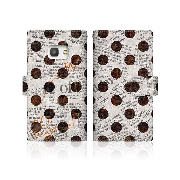 Galaxy Feel (SC-04J) �I���W�i���f�U�C�� �y Newspaper Dot �r���e�[�W �z���C�g �N���V�b�N  �z