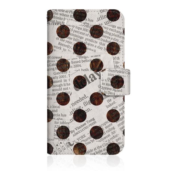 Galaxy A22 5G (SC-56B) �I���W�i���f�U�C�� �y Newspaper Dot �r���e�[�W �z���C�g �N���V�b�N �z