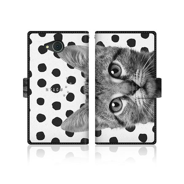 AQUOS U (SHV35) �I���W�i���f�U�C�� �y NYAGO �ׂ� ��������ׁ[�I �؂�؂� �m�[�g �X���� �_�C�A���[ �z���C�g �z