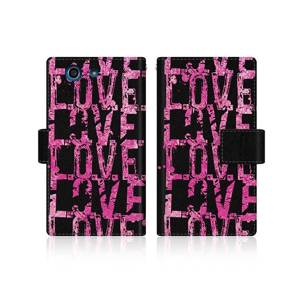 Xperia A4 (SO-04G) �I���W�i���f�U�C�� �y LOVE. LOVE. LOVE. The Pink �X���� �_�C�A���[  �z