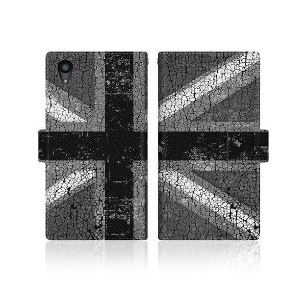 Xperia X Performance (SO-04H) �I���W�i���f�U�C�� �y Black Union Jack �_���[�W �L���O�_�� �z