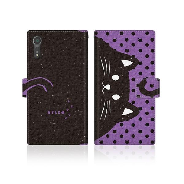 Xperia XZs (SOV35) �I���W�i���f�U�C�� �y NYAGO �m�[�g ������ �p�[�v�� �z