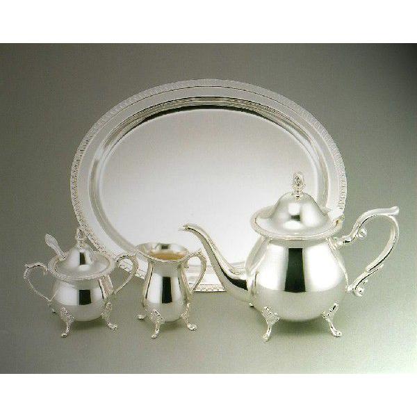 早川シルバー ローズ シルバーティーセット