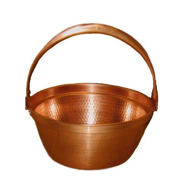 送料込み 純銅製 銅鍋 山菜鍋 36型 楽天市場】山菜鍋 銅 36の通販