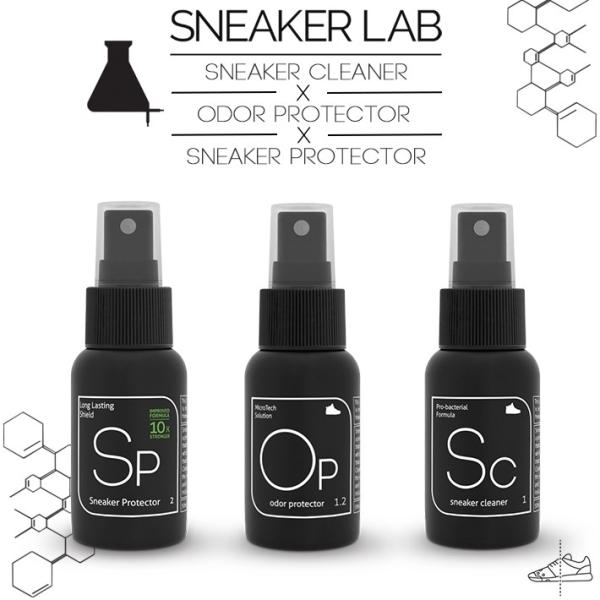 SNEAKER LAB �X�j�[�J�[���{ SNEAKER CLEANER �N���[�i�[ &amp; SNEAKER PROTECTER �v���e�N�^�[ &amp; ODOR PROTECTER �I�h�[�v���e�N�^�[ ���̓�