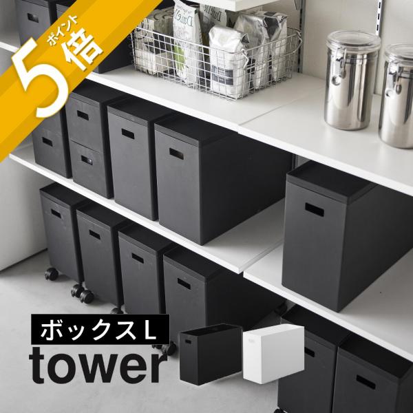 ・point1 ワゴンに重ねて収納力アップ・point2 置いても重ねても使える・point3 シンプルな持ち手 お部屋のあらゆる場所でいろいろな用途に使用できる収納ボックスワゴンの追加ボックス。掃除用具やトイレットペーパー、食料品等様々な...