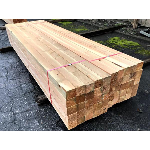 米松角材 3000×90×90ミリ 二等品 人工乾燥 プレーナー仕上げ【宅配便