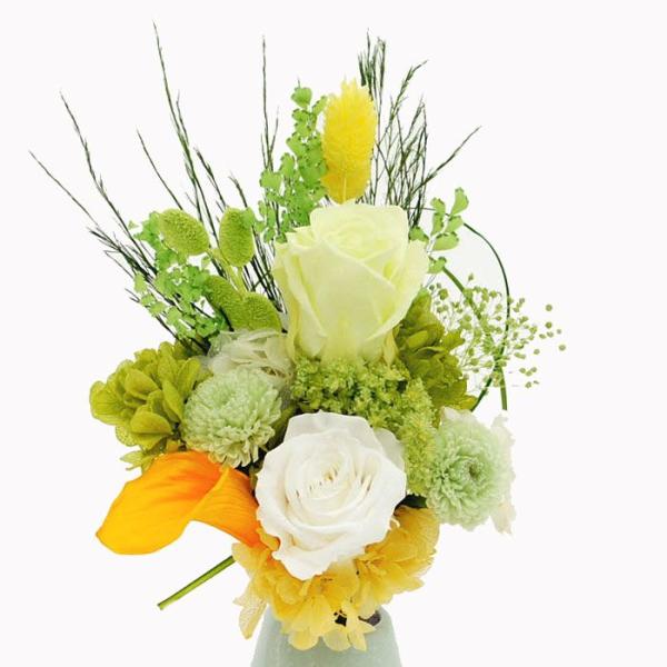 仏花 プリザーブドフラワー ご仏前 アレンジ 清乃 Kiyono 内祝い お供え 贈答 フラワー お彼岸 ブリザード 御供花 仏壇 お盆 仏具