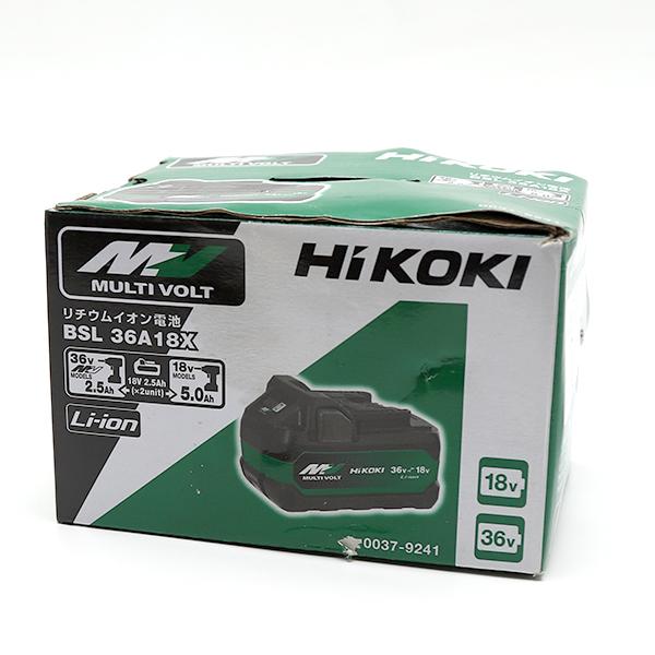 【新品】◯HiKOKI リチウムイオン電池 36v BSL 36A 18X マルチボルト ハイコーキ 純正 BSL36A18X バッテリー 第2世代