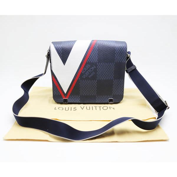 中古品 ルイヴィトン ディストレクトPM ショルダーバッグ ダミエ  