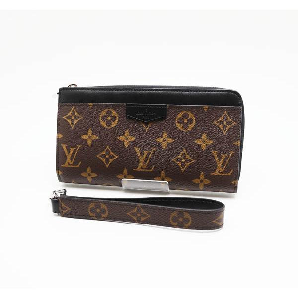 中古良品 ルイヴィトン ジッピー・ドラゴンヌ モノグラム ラウンド 