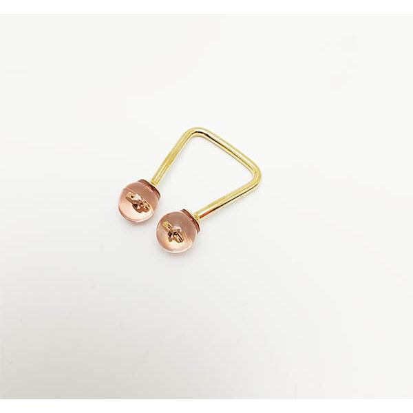 LOUIS VUITTON 中古品 ルイヴィトン リング バーグバブル クリアローズ 